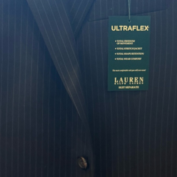 Ralph Lauren Wool Suit-Black Size 40R, NWT - Picture 3 of 7